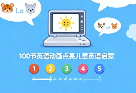 图片[1]-100节英语动画点亮儿童英语启蒙-酷软