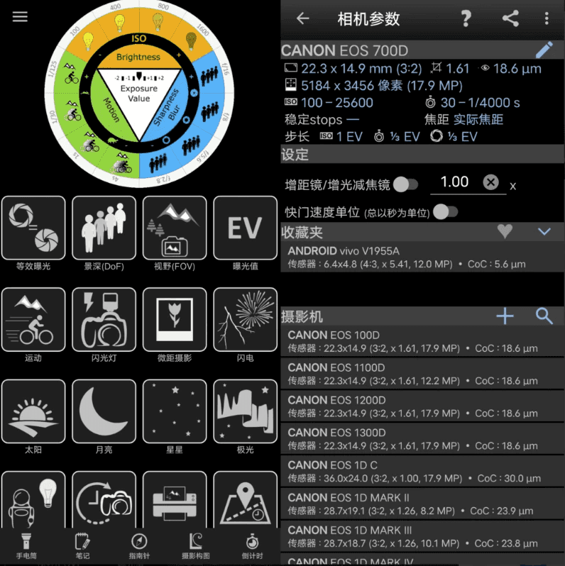 Photographer’s companion Pro 摄影师助手 v1.8.0.1 汉化版