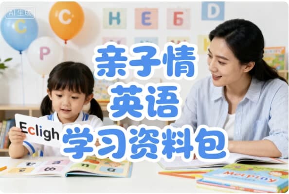 图片[1]-亲子情境英语学习资料包 (视频+音频+图片)-酷软