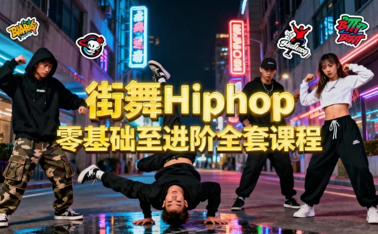 图片[1]-街舞Hiphop零基础至进阶全套课程-酷软