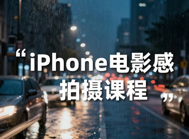 图片[1]-iPhone电影感拍摄课程-酷软