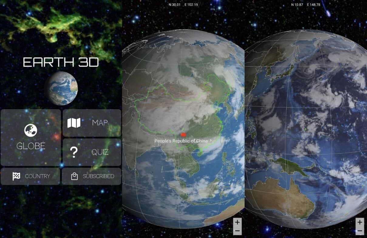 图片[1]-Earth 3D 地球 v9.8.5 解锁高级版-酷软