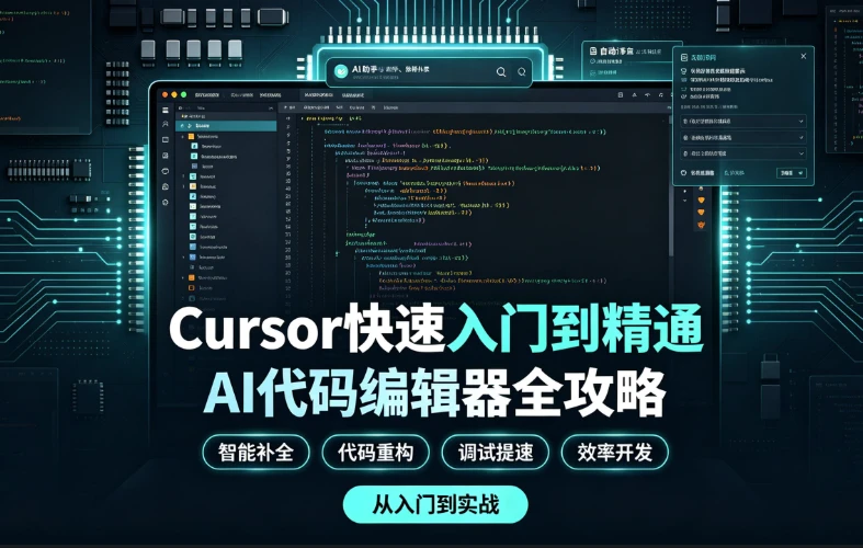 图片[1]-Cursor快速入门到精通，AI代码编辑器全攻略-酷软