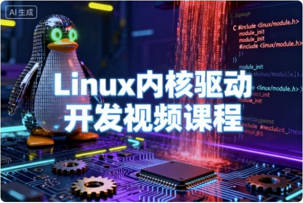图片[1]-Linux内核驱动开发视频课程-酷软