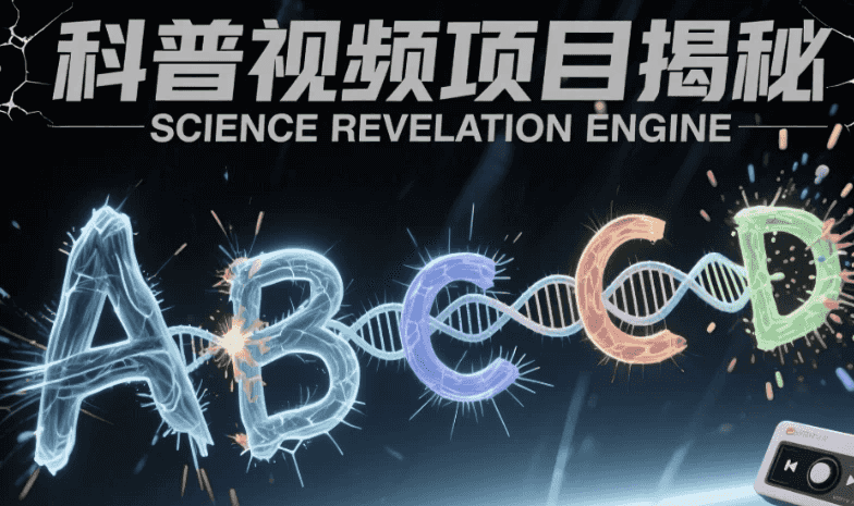 蓝海赛道科普视频项目揭秘，1分钟短片双重变现，轻松实现高收益
