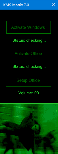 KMS Matrix(windows/office⼀键激活⼯具) v7.1 绿色版