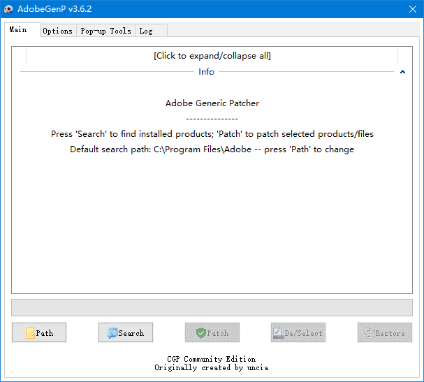 AdobeGenP(Adobe全家桶系列激活工具) v3.6.2 / 3.4.14.1 绿色版