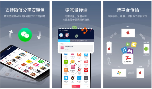图片[1]-Zapya 快牙 v7.0.8，文件传输零流量，跨平台兼容，解锁高级版-酷软