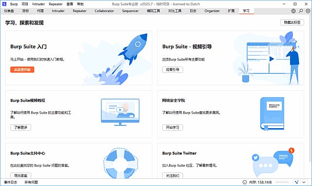 图片[1]-Burp Suite(Web应用安全测试工具) Professional 2025.7 汉化绿色版-酷软
