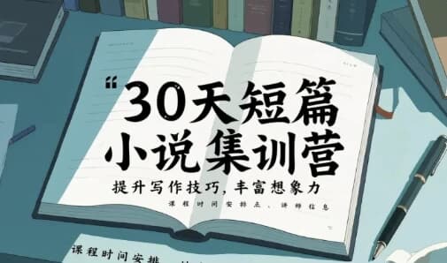 图片[1]-30天短篇小说集训营-酷软