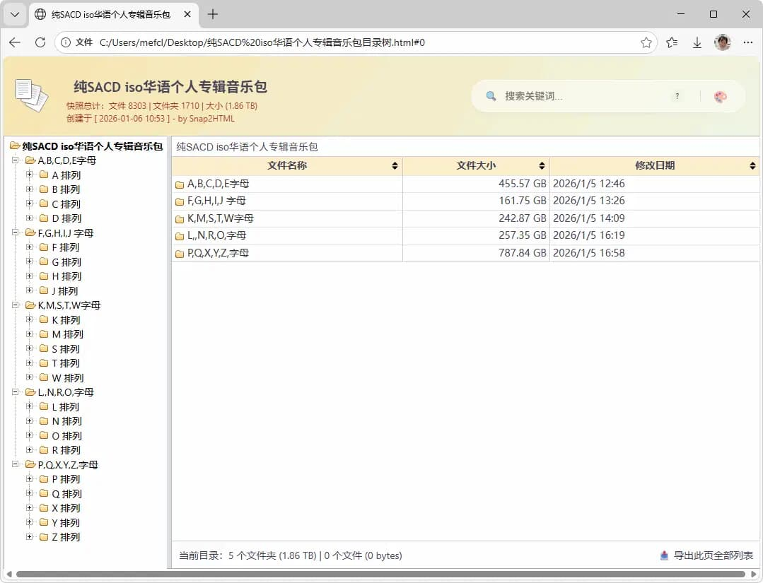 图片[1]-超级音乐光盘 (华语个人专辑音乐包) SACD 1.86T-酷软