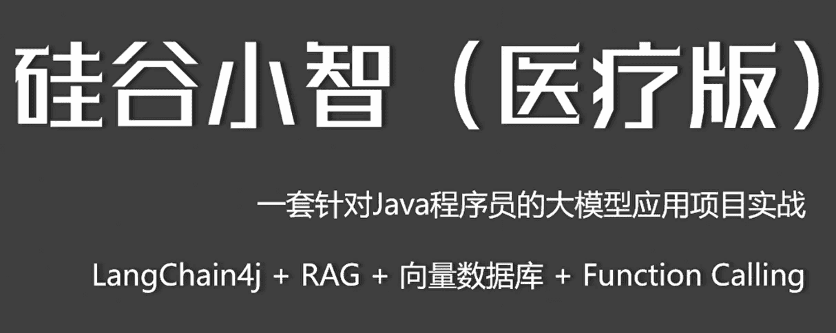 Java企业级大模型应用项目：小智医疗（LangChain4J实战）