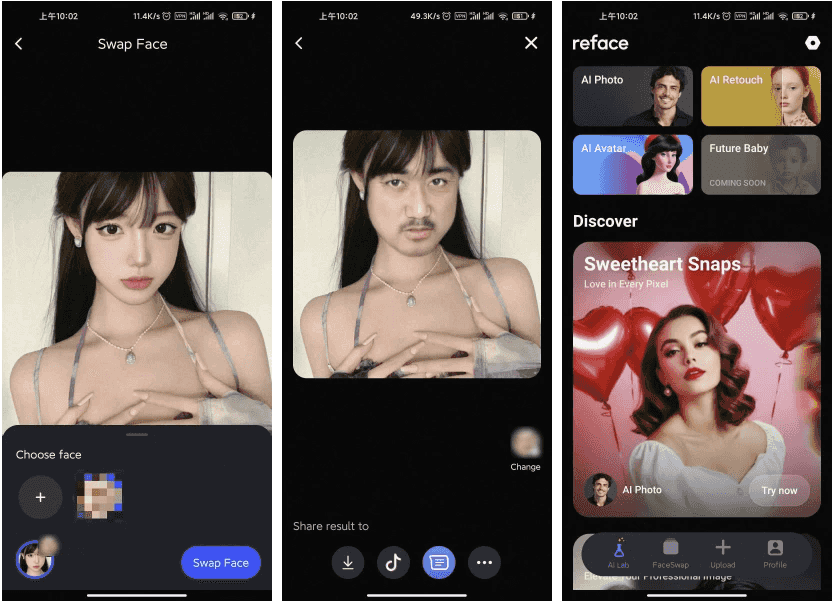 Reface AI换脸视频 AI换脸图片 v5.17.0 专业版