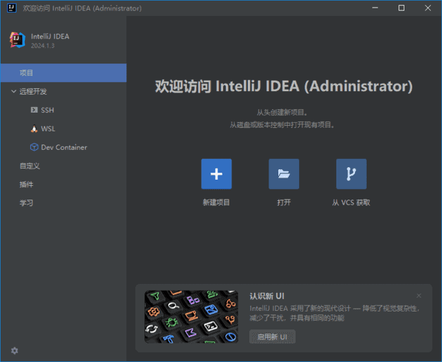 图片[1]-Jetbrains IntelliJ IDEA(Java集成开发环境) 2024.3 直装激活版-酷软