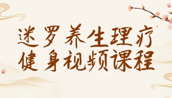 图片[1]-迷罗养生理疗健身视频课程-酷软
