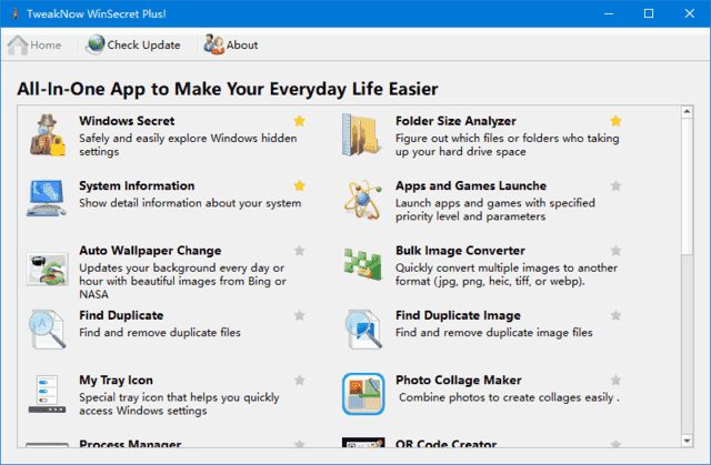TweakNow WinSecret Plus!(系统优化软件) v6.6.3 便携版