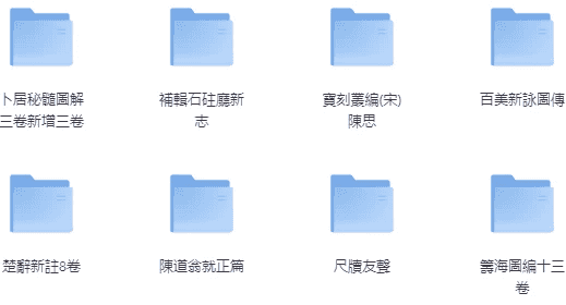 美国国会图书馆藏书古籍（总计3861册）