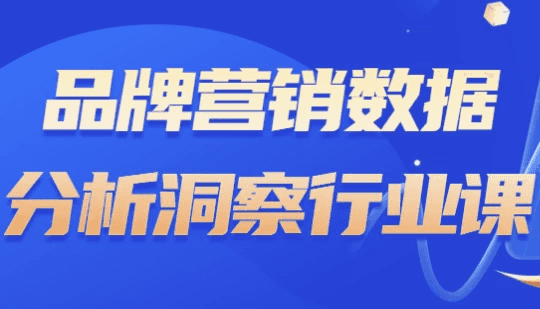 品牌营销数据分析洞察行业课