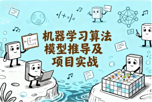 图片[1]-机器学习算法模型推导及项目实战-酷软