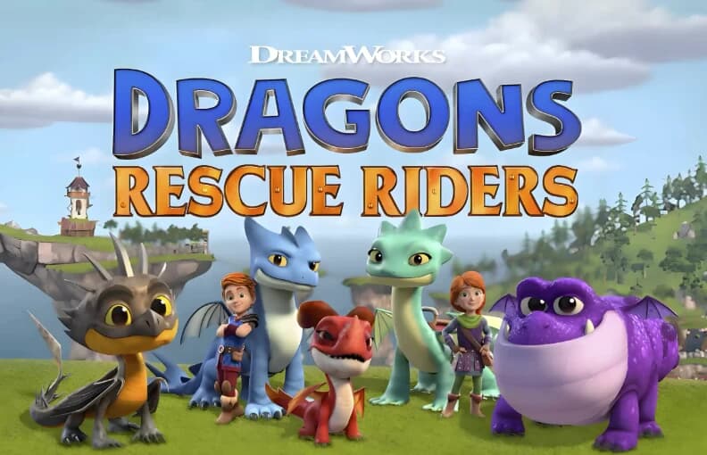 图片[1]-少儿英语启蒙动画《龙族：救援骑士 Dragons：Rescue Riders 1-6季 (视频+音频) 》-酷软