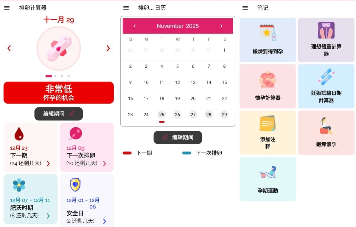 图片[1]-Ovulation Calculator 排卵计算器 v1.6.2 解锁高级版-酷软