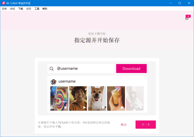 4K Tokkit(tiktok视频下载器) v25.1.0.1020 多语便携版