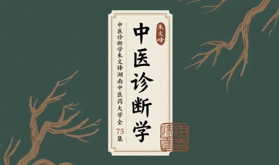 图片[1]-中医诊断学 朱文锋-湖南中医药大学-酷软