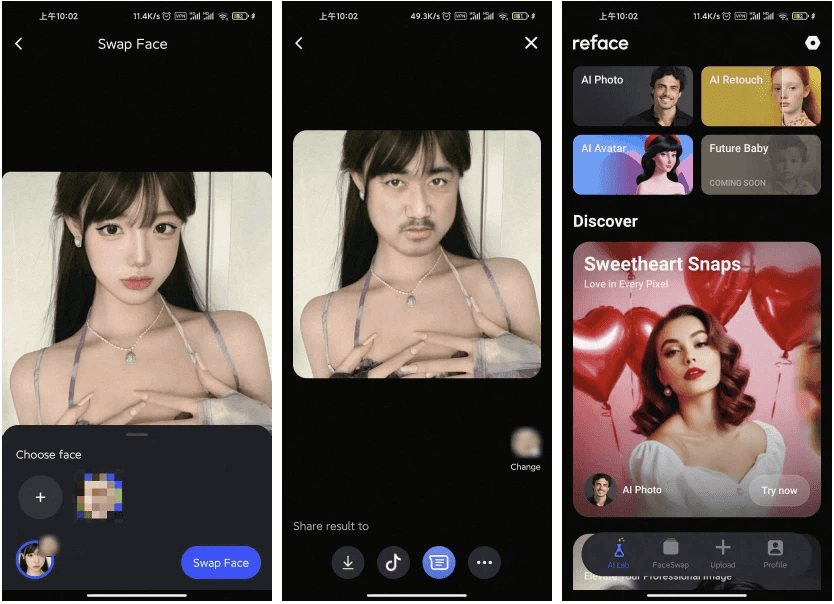 Reface AI换脸视频 AI换脸图片 v5.10.0 专业版