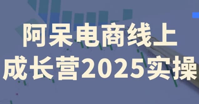 图片[1]-阿呆电商线上成长营2025实操-酷软