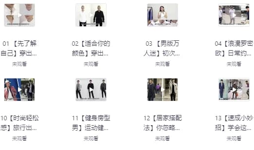 图片[1]-男士穿搭形象课程-酷软