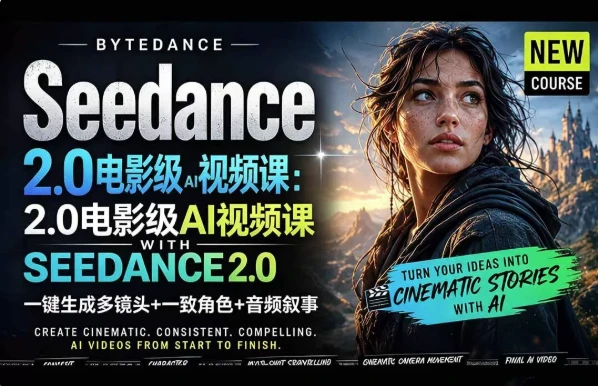 图片[1]-字节跳动的Seedance 2.0 AI电影视频生成制作教程-酷软