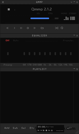 Qmmp(基于Qt的开源音乐播放器) v2.2.4 / 1.7.4