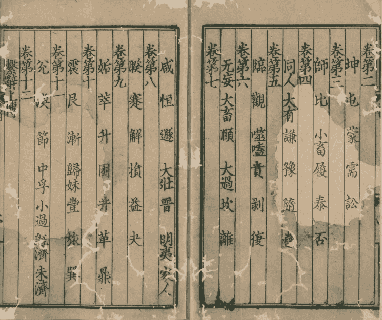 周易经传集程朱解附录纂