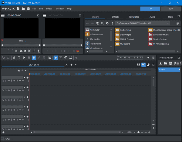 MAGIX Video Pro X16(专业视频编辑) v22.0.1.260