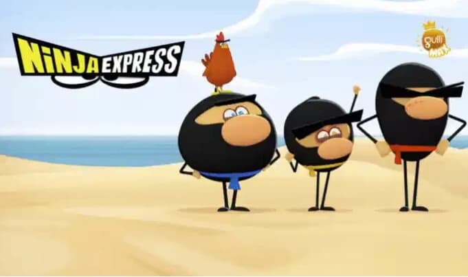 图片[1]-BBC儿童喜剧英文动画《 忍者快递 Ninja Express (视频+音频) 》-酷软