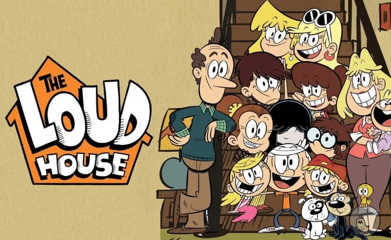 图片[1]-尼克频道英语启蒙动画《喧闹一家亲 The Loud House (1-4季) 》-酷软