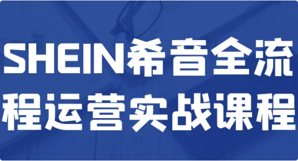 图片[1]-SHEIN希音全流程运营实战课程-酷软