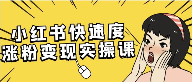 图片[1]-小红书快速度涨粉变现实操课-酷软
