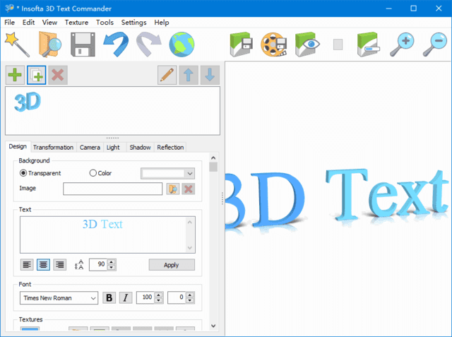 图片[1]-Insofta 3D Text Commander(文本转3D效果) 7.0.0 便携版-酷软