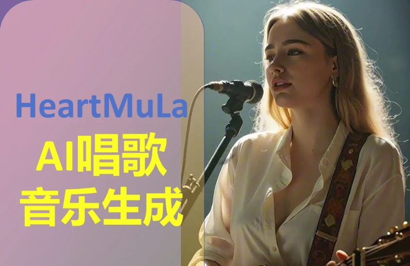 图片[1]-HeartMuLa 软件整合包 AI音乐 文字变真人唱歌 （软件+教程）-酷软
