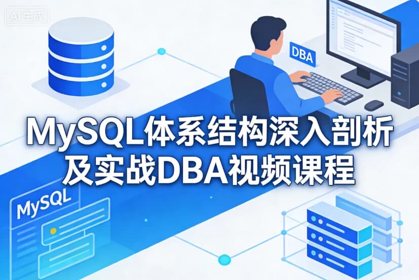 图片[1]-MySQL体系结构深入剖析及实战DBA视频课程-酷软