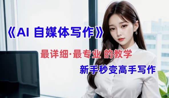 图片[1]-全网最全最细最专业的“AI自媒体写作”教学，新手小白秒变写作高手-酷软