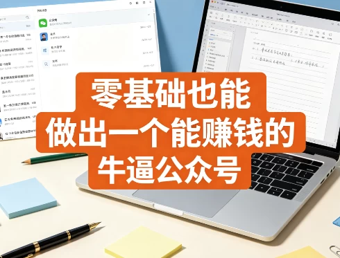 图片[1]-零基础也能做出一个能赚钱的牛逼公众号-酷软