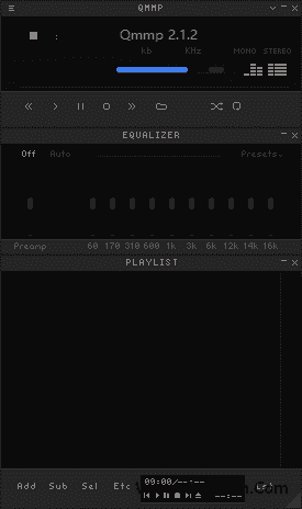 Qmmp(基于Qt开源音乐播放器) v2.2.5 多语便携版