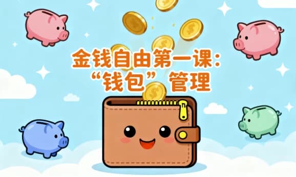 图片[1]-金钱自由第一课 “钱包”管理，金钱管理体系与方法-酷软